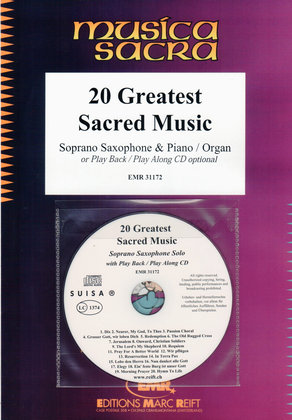 Book cover for 20 Greatest Sacred Music