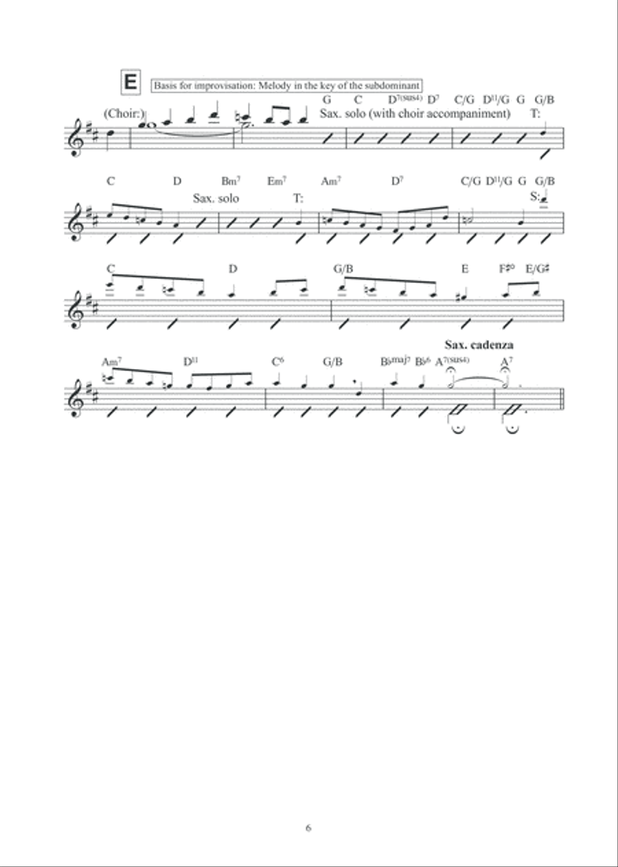 Approximately Four Improvisations Choir scores gallery preview page 6