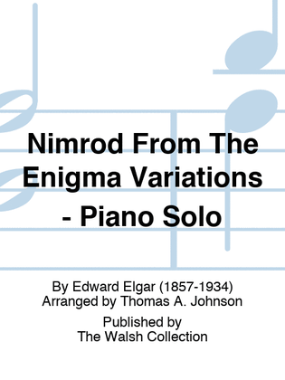 Book cover for Nimrod From The Enigma Variations - Piano Solo