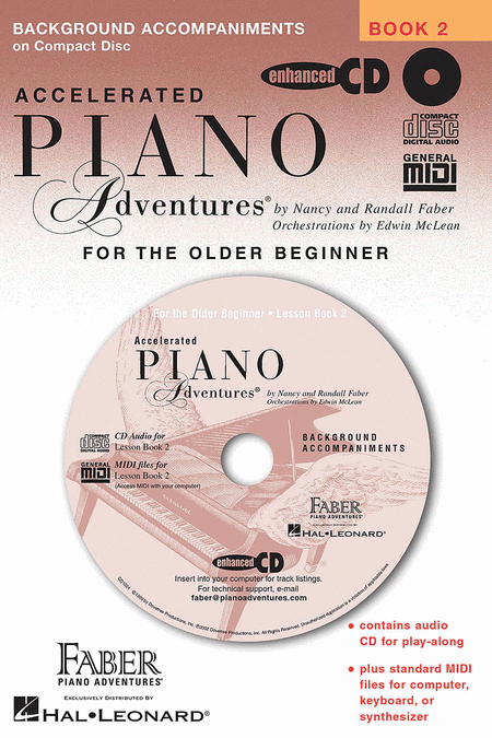 Accelerated Piano Adventures Lesson Book 2 - CD