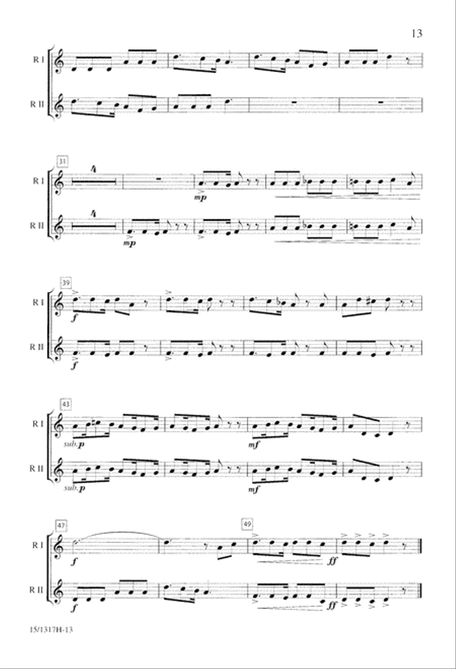 Glad We Be This Day Glad We Be This Day 3-Part scores gallery preview page 13