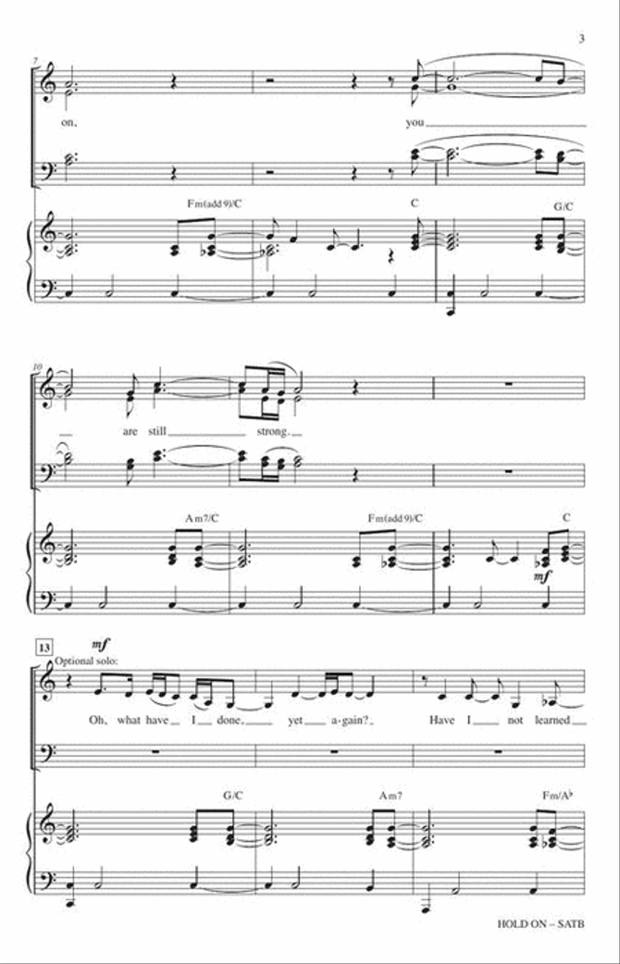 Hold On 4-Part scores gallery preview page 4