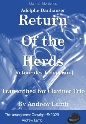 Book cover for Return of the Herds (for Clarinet Trio)