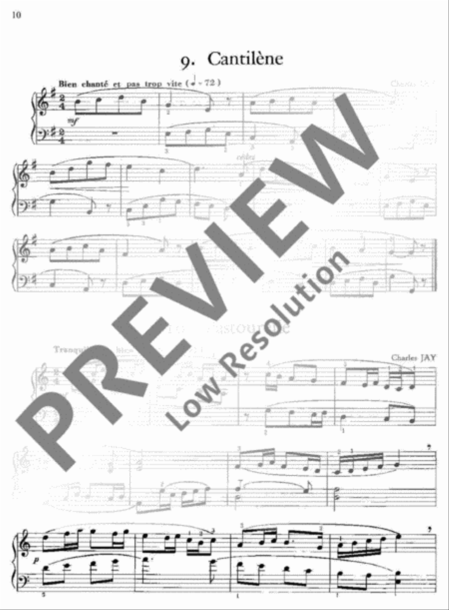 Plaisirs du Piano Piano Solo scores gallery preview page 11