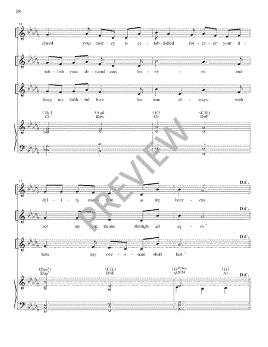 The Lyric Psalter, Year B Easy Piano scores gallery preview page 20