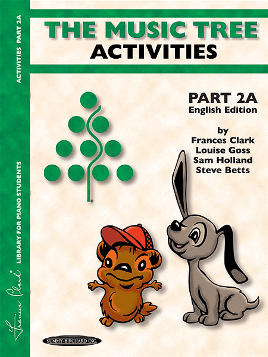 The Music Tree English Edition Activities Book Piano Method scores gallery preview page 1