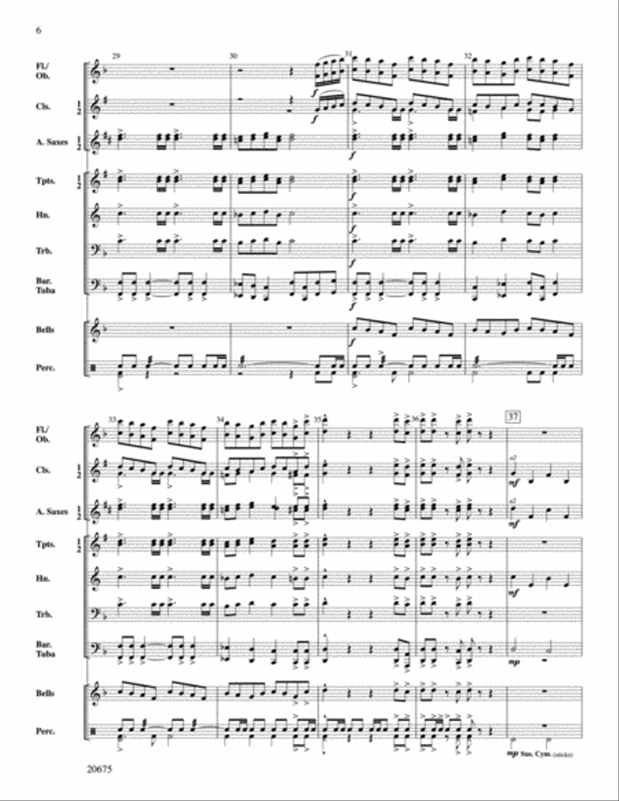 Legacy March Concert Band scores gallery preview page 5