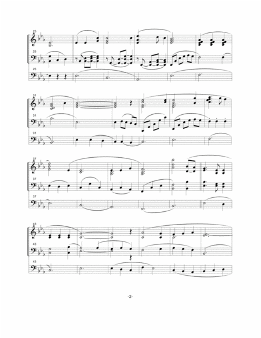 Banquet of Love Organ Solo scores gallery preview page 3