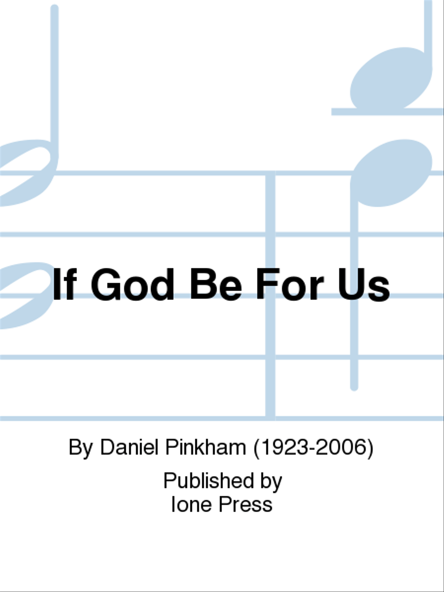 If God Be For Us 4-Part scores gallery preview page 1