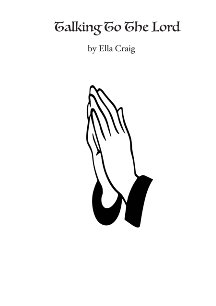 Talking to the Lord 4-Part scores gallery preview page 1