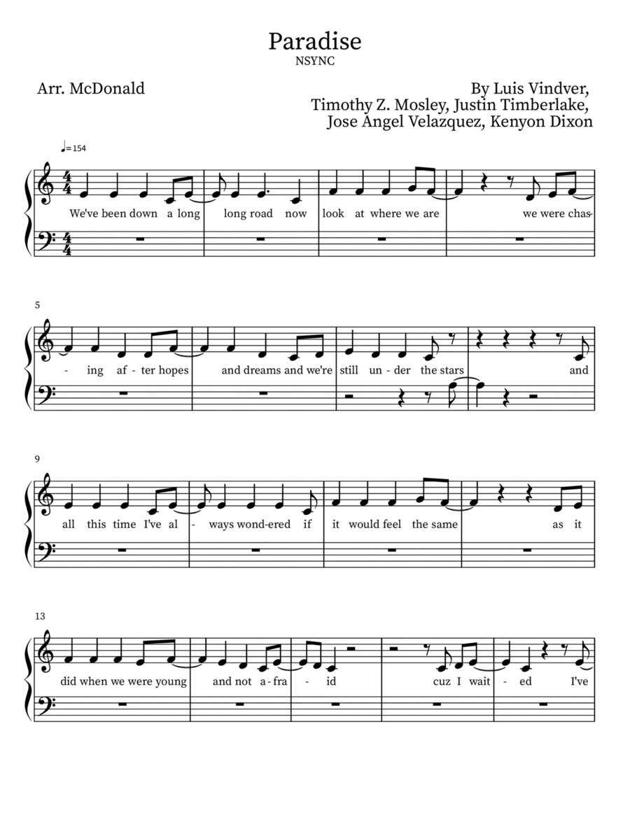 Paradise Piano Method scores gallery preview page 1
