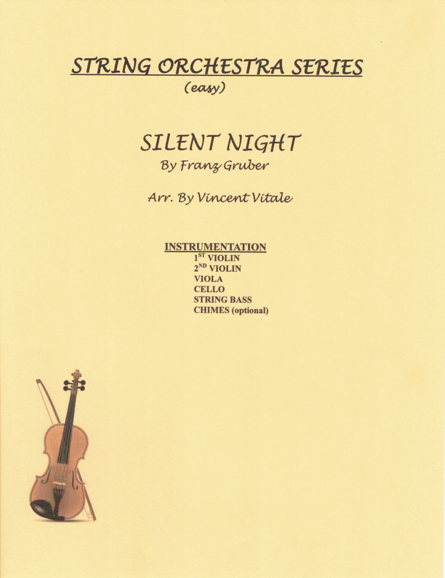 SILENT NIGHT String Orchestra scores gallery preview page 1