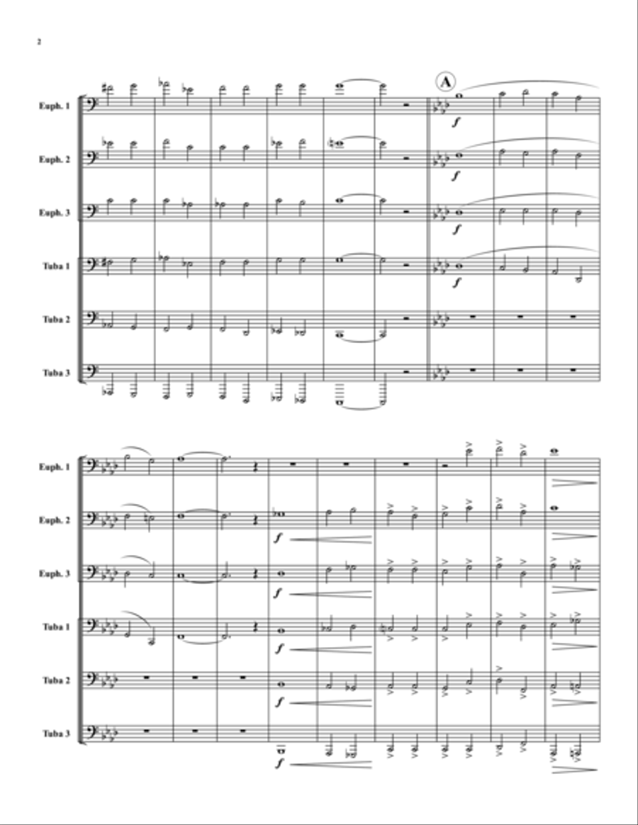 Finlandia Euphonium scores gallery preview page 2