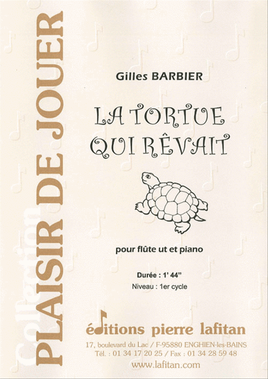 La Tortue Qui Rêvait La Tortue Qui Rêvait Flute Solo scores gallery preview page 1