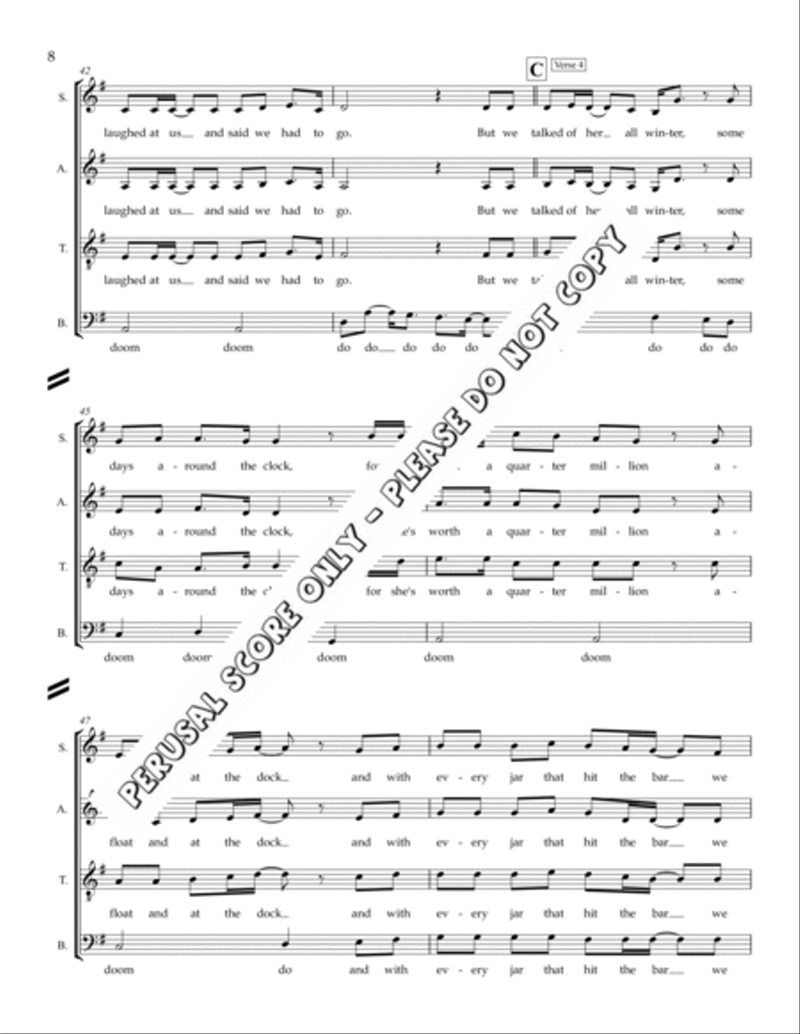 Mary Elen Carter 3-Part scores gallery preview page 8