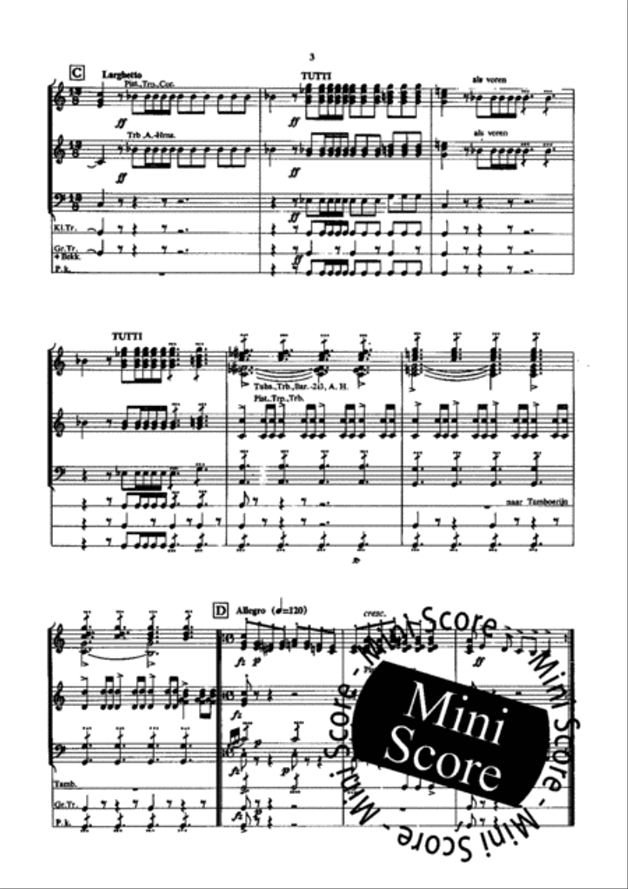 The Bohemian Girl Fanfare Band scores gallery preview page 5