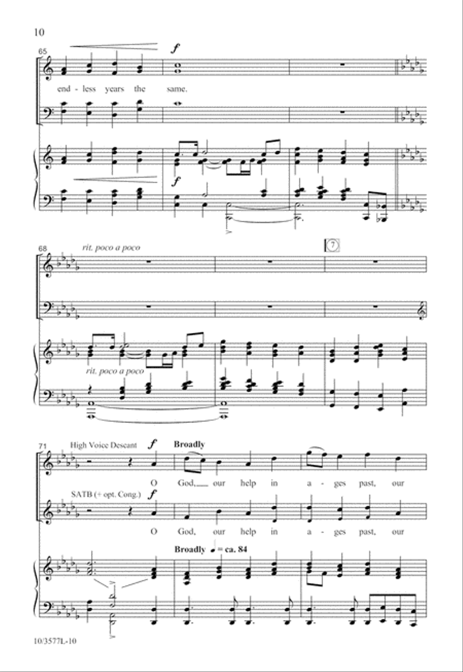 Not by Might, Nor by Power 4-Part scores gallery preview page 10