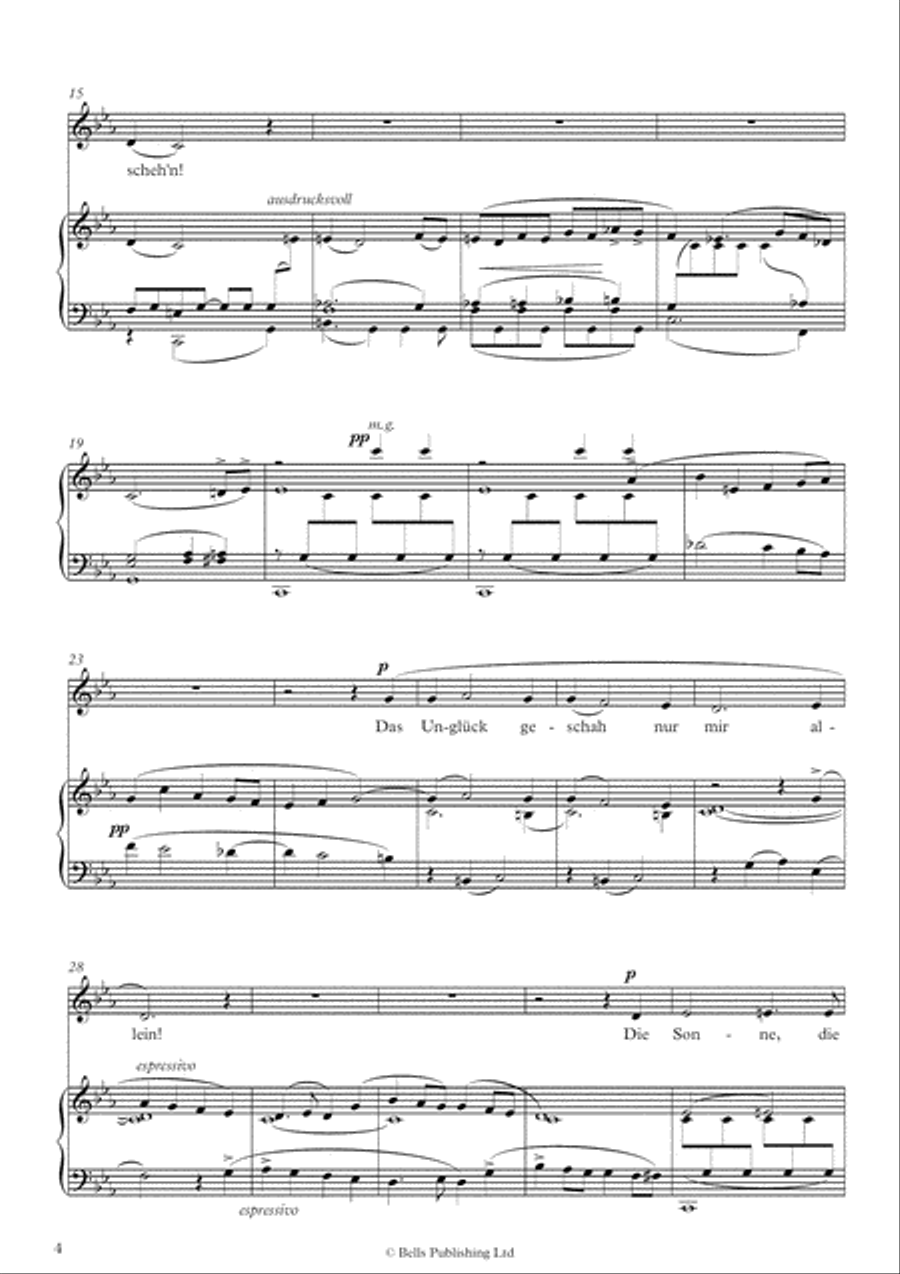 Kindertotenlieder Voice Solo scores gallery preview page 4