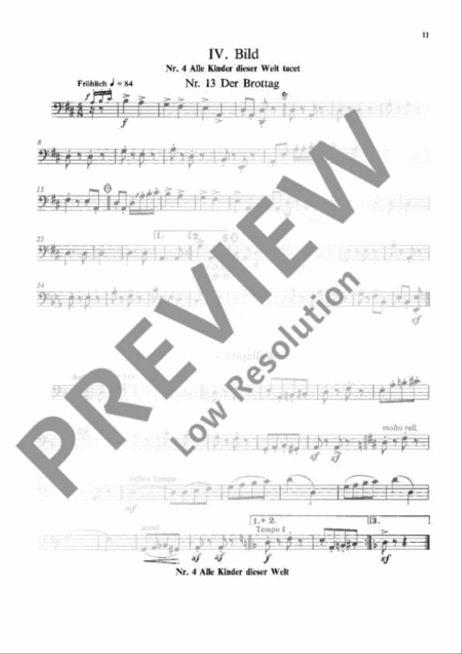 Frieden auf dieser Welt Part scores gallery preview page 12