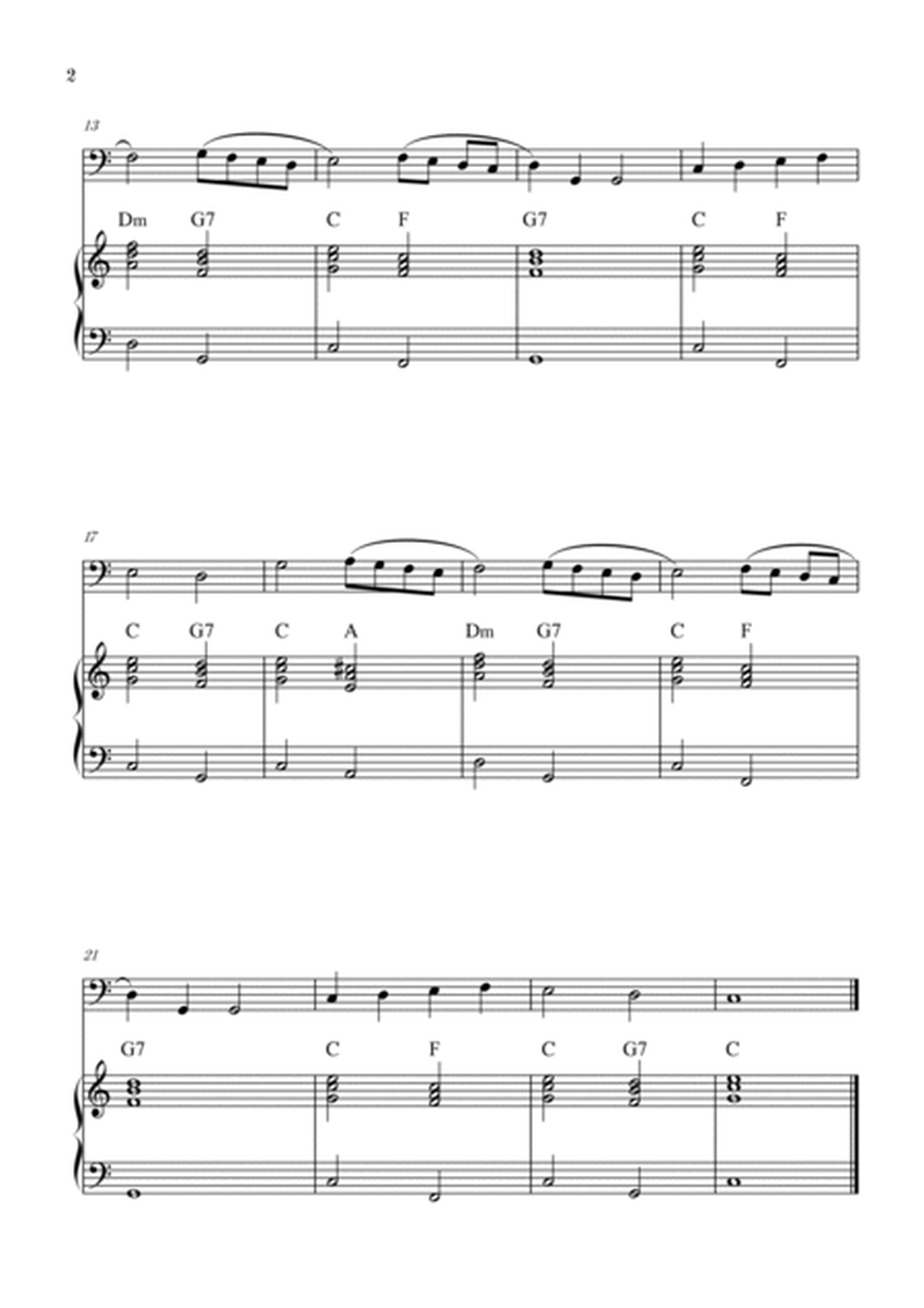 Angels We Have Heard on High | Christmas song | cello | easy beginner | Chords image number null
