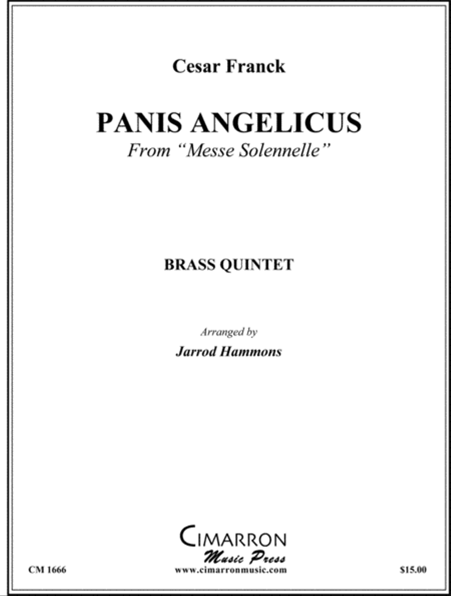 Panis angelicus Panis angelicus Brass Quintet scores gallery preview page 1