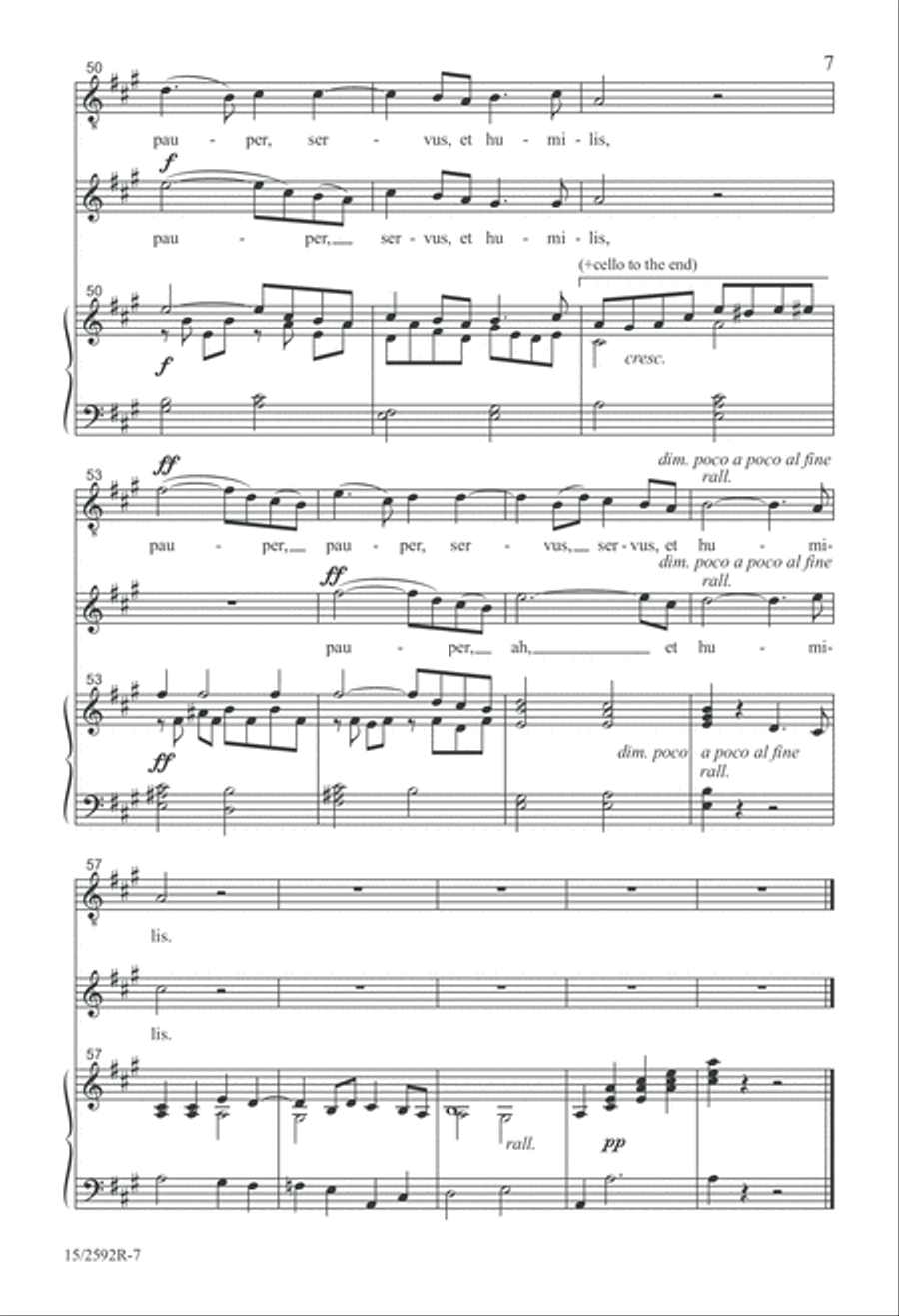 Panis Angelicus Unison Choir scores gallery preview page 7