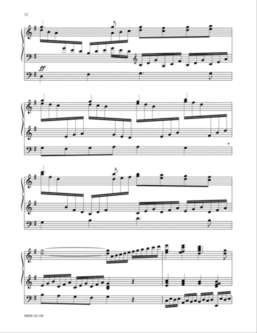 Three Christmas Preludes, Set 2 Organ scores gallery preview page 8