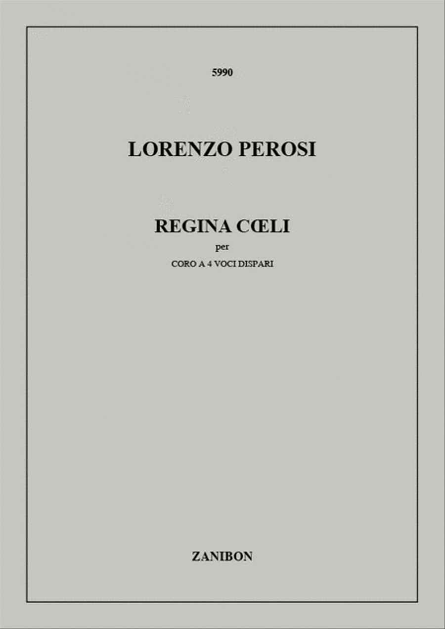 Regina Coeli A Cappella scores gallery preview page 1