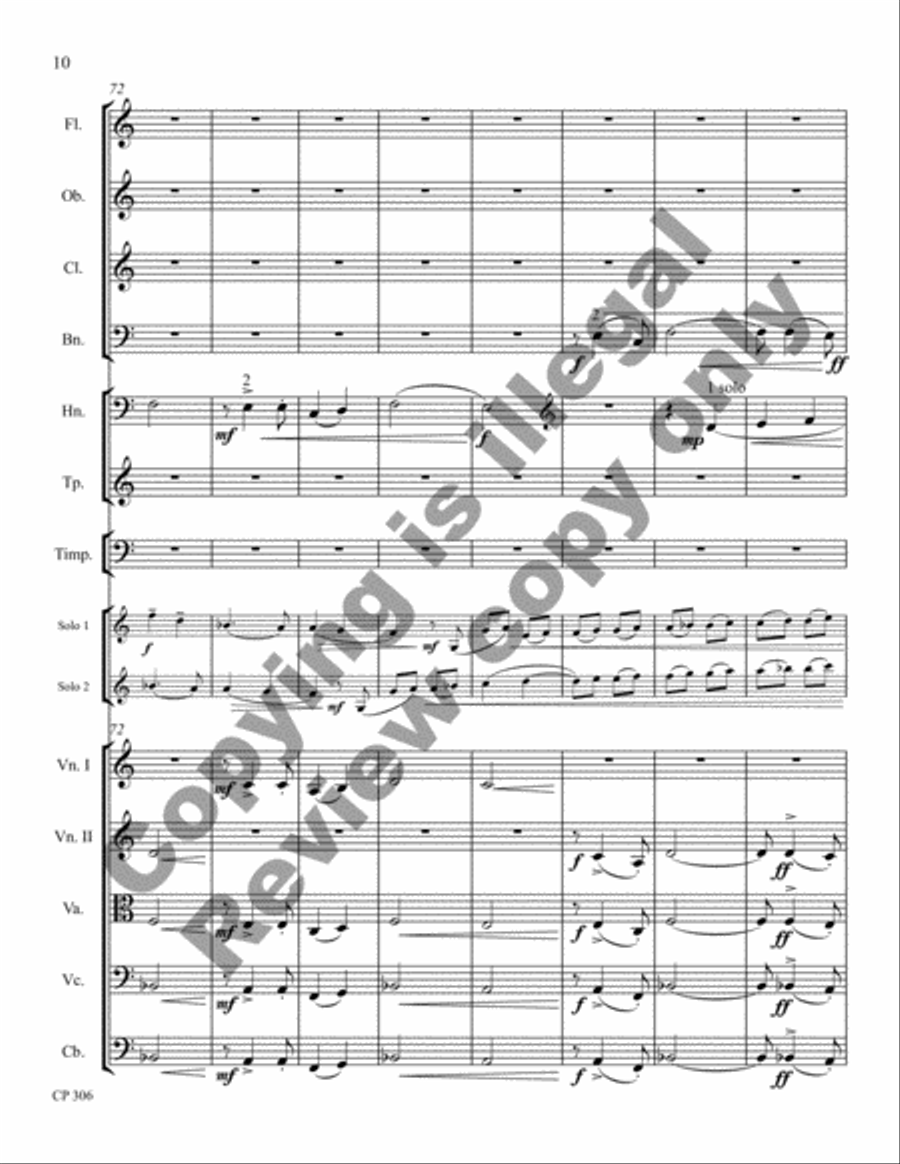 Little Suite Full Orchestra scores gallery preview page 90