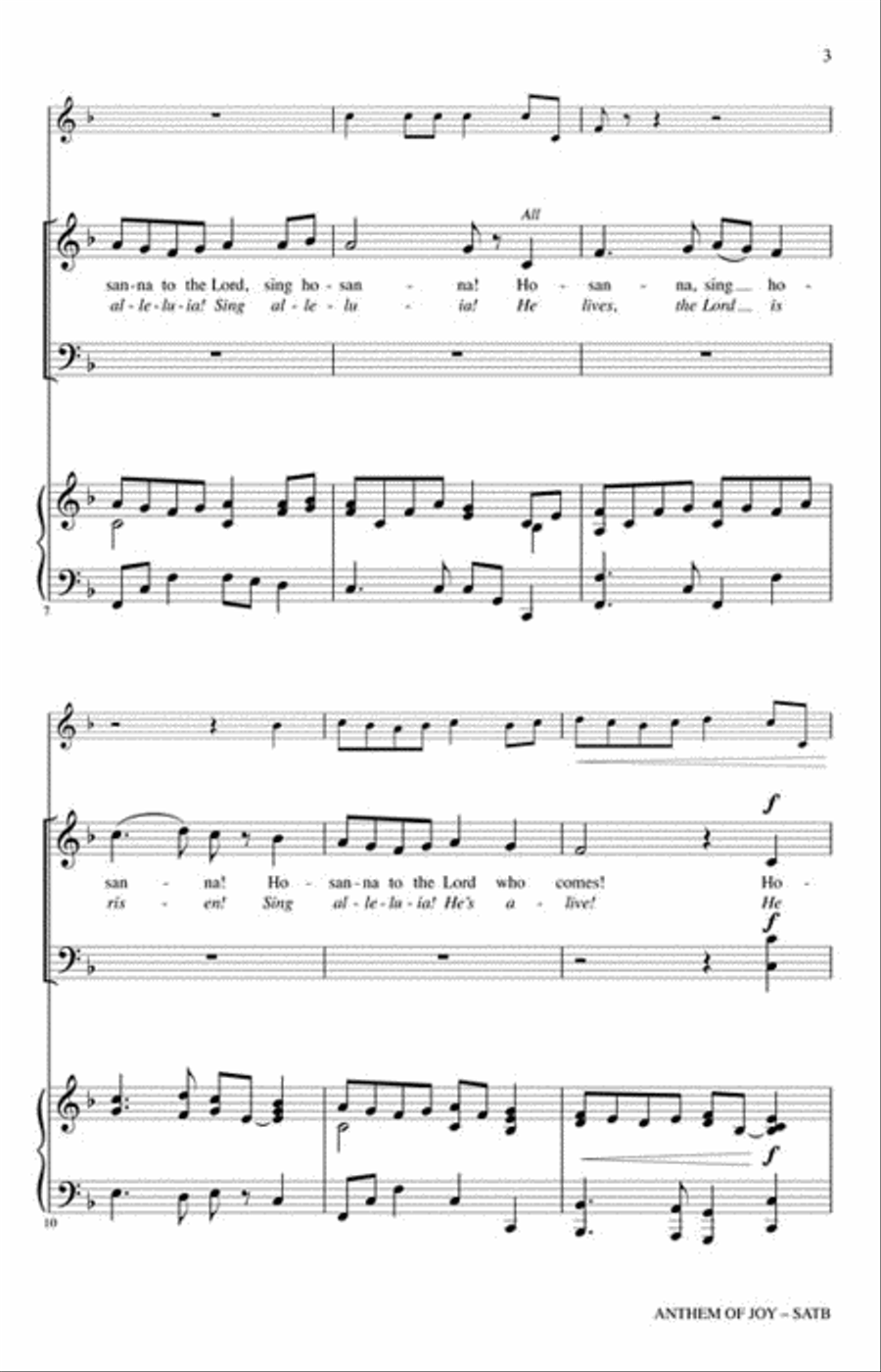 Anthem of Joy 4-Part scores gallery preview page 3