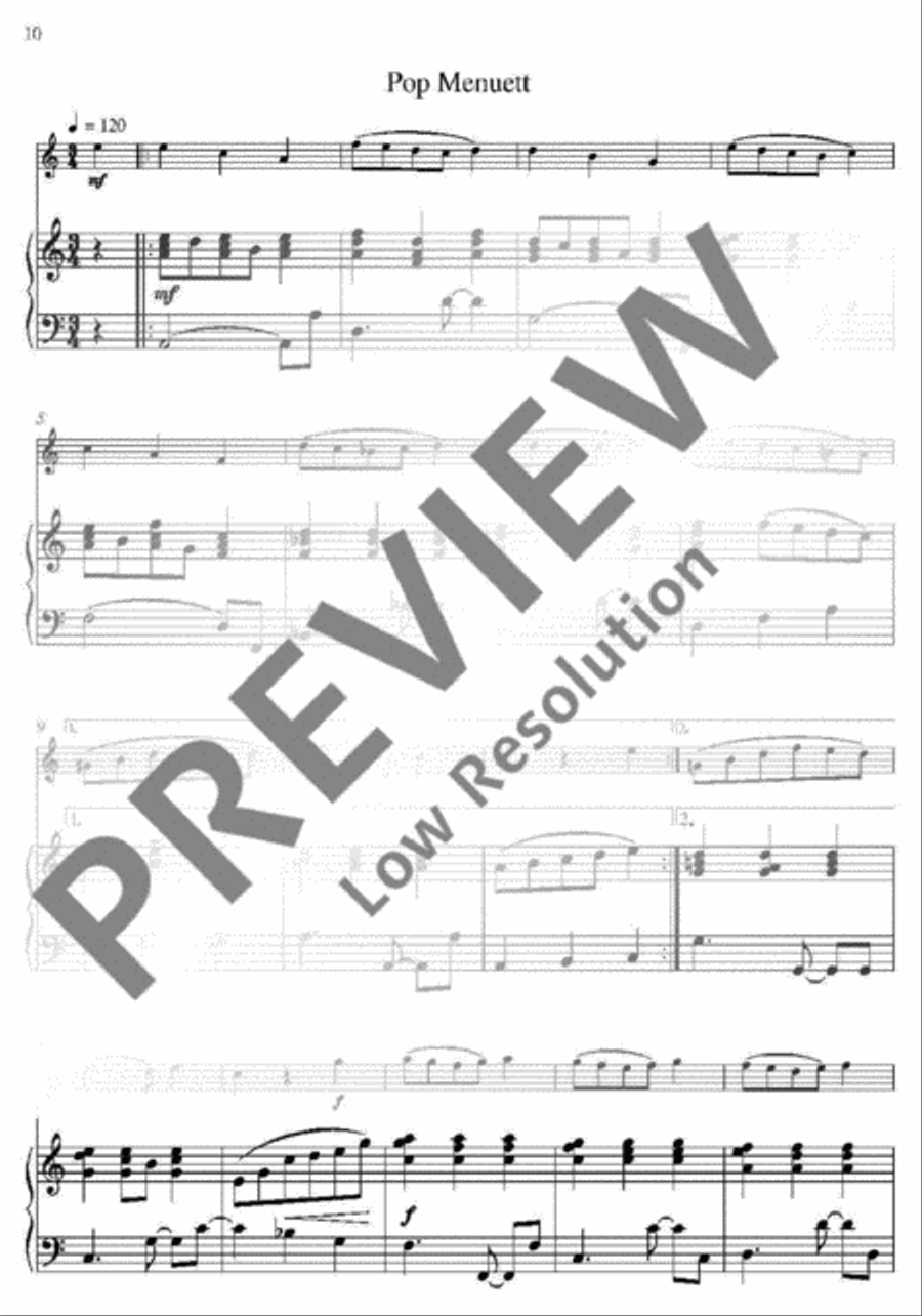 Modern Flutist Modern Flutist Flute Solo scores gallery preview page 9