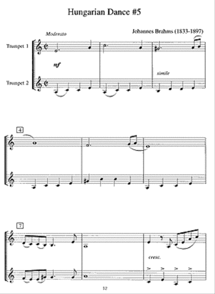 Easy Classics for Trumpet Trumpet Solo scores gallery preview page 3