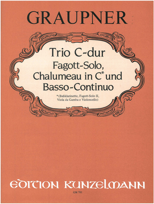 Trio in C major for bassoon solo, chalumeau in C and basso continuo