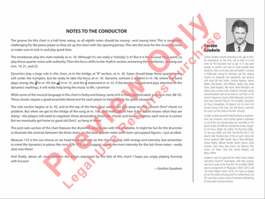 Running with Scissors Jazz Ensemble scores gallery preview page 3