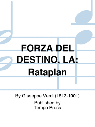 Book cover for FORZA DEL DESTINO, LA: Rataplan
