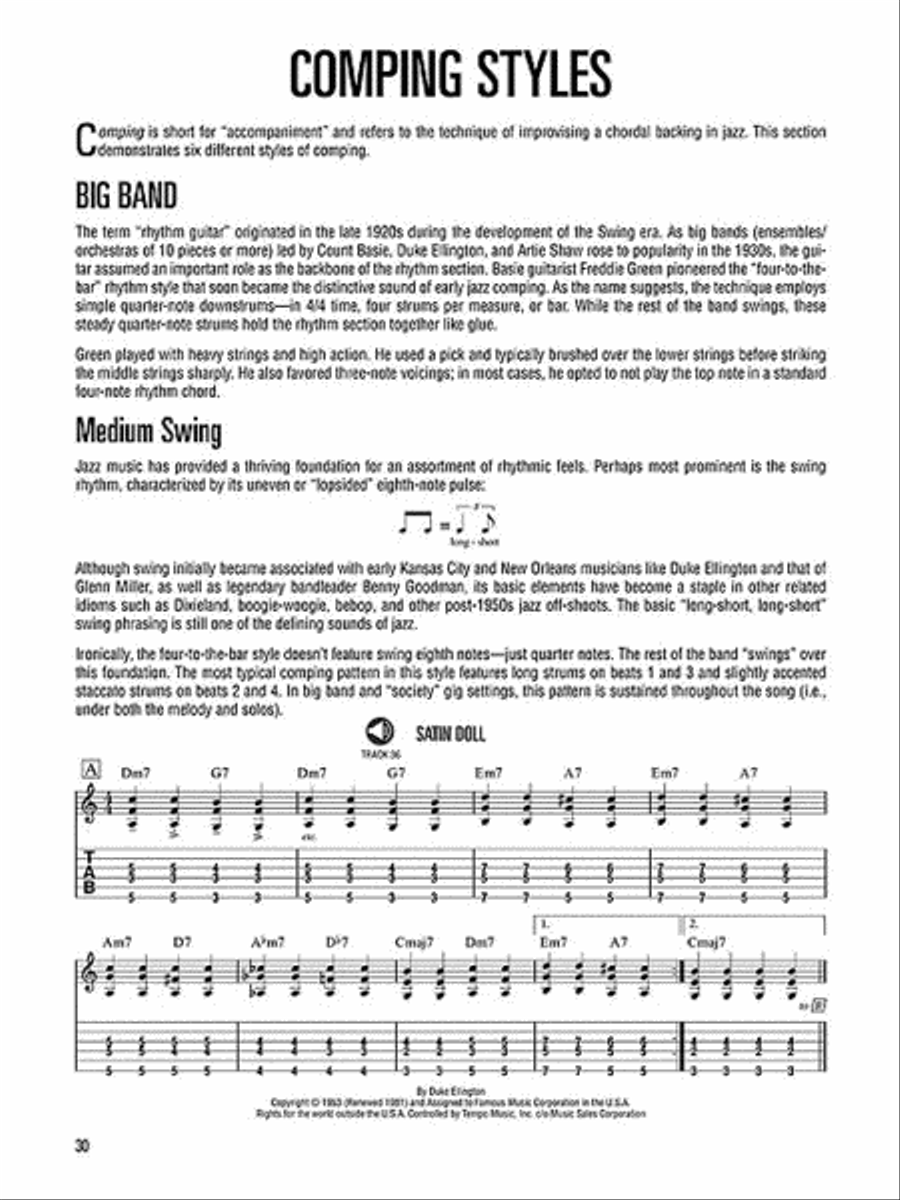 Hal Leonard Guitar Method – Jazz Guitar Electric Guitar scores gallery preview page 7