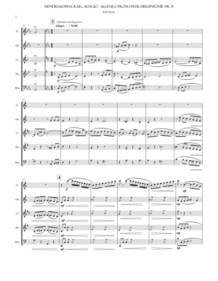 Mendelssohn: Mvmt I from String Symphony No. 8 (Adagio-Allegro) image number null