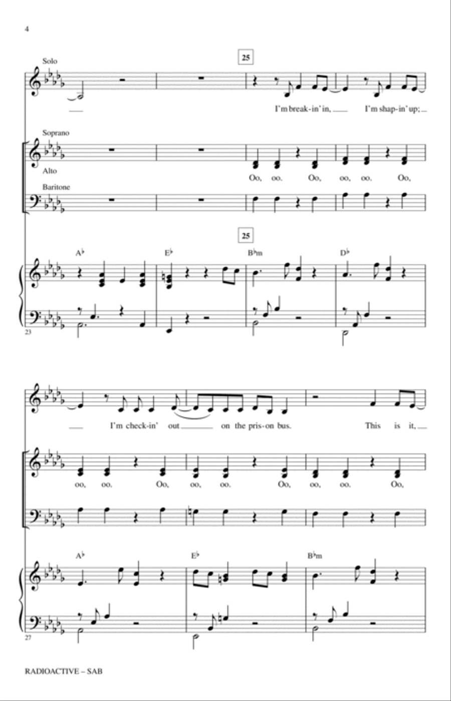 Radioactive 3-Part scores gallery preview page 3