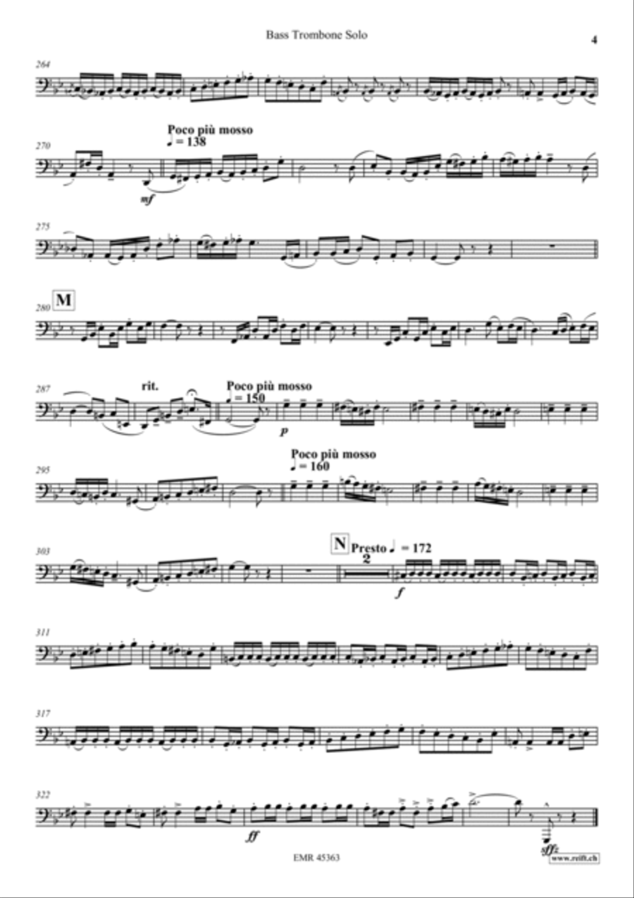 Carmen Fantasy Carmen Fantasy Trombone scores gallery preview page 5