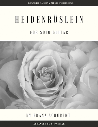 Book cover for Heidenroslein (for Solo Guitar)