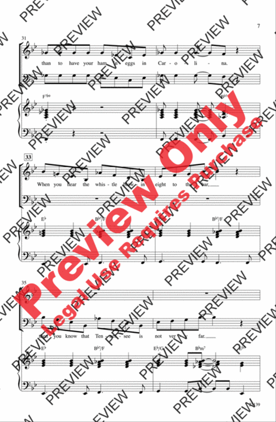 All Aboard! 3-Part scores gallery preview page 7
