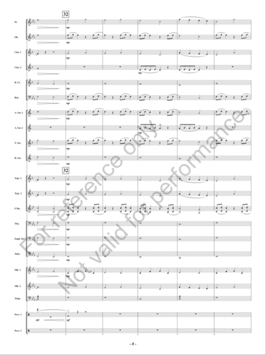 Jellyfish Concert Band scores gallery preview page 9