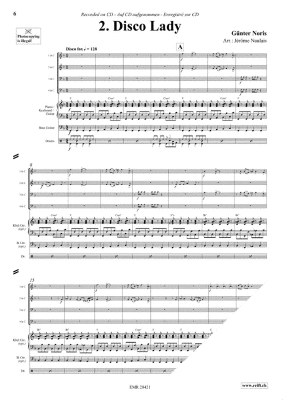 Let's Dance Volume 2 Woodwind Quartet scores gallery preview page 4