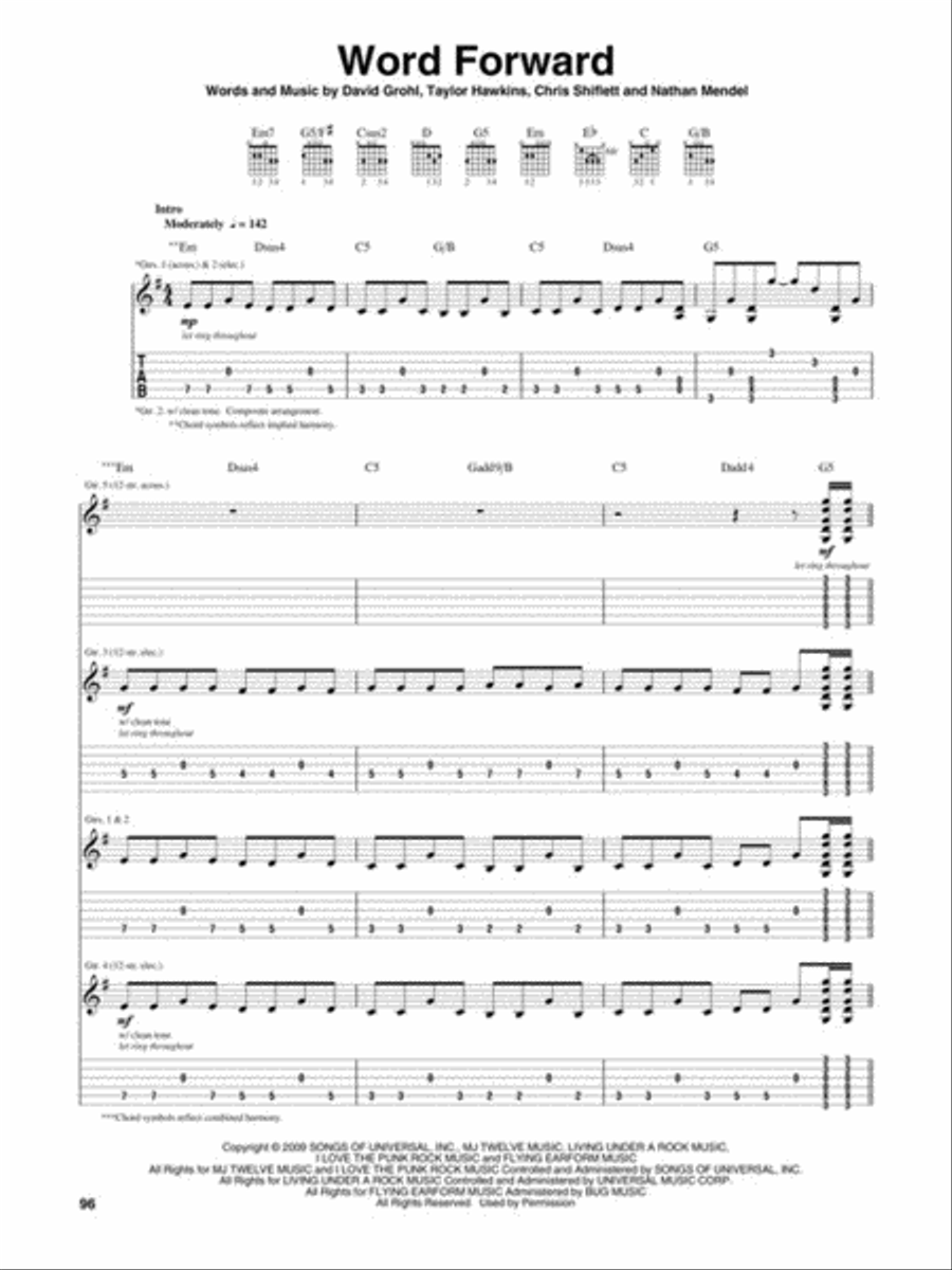 Foo Fighters – Greatest Hits Electric Guitar scores gallery preview page 7