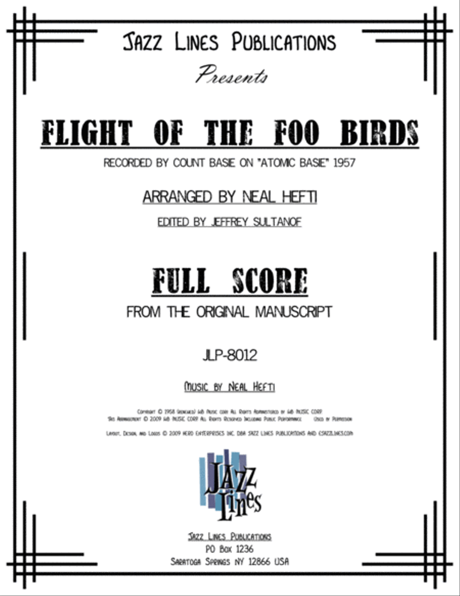 Flight Of The Foo Birds Big Band scores gallery preview page 1