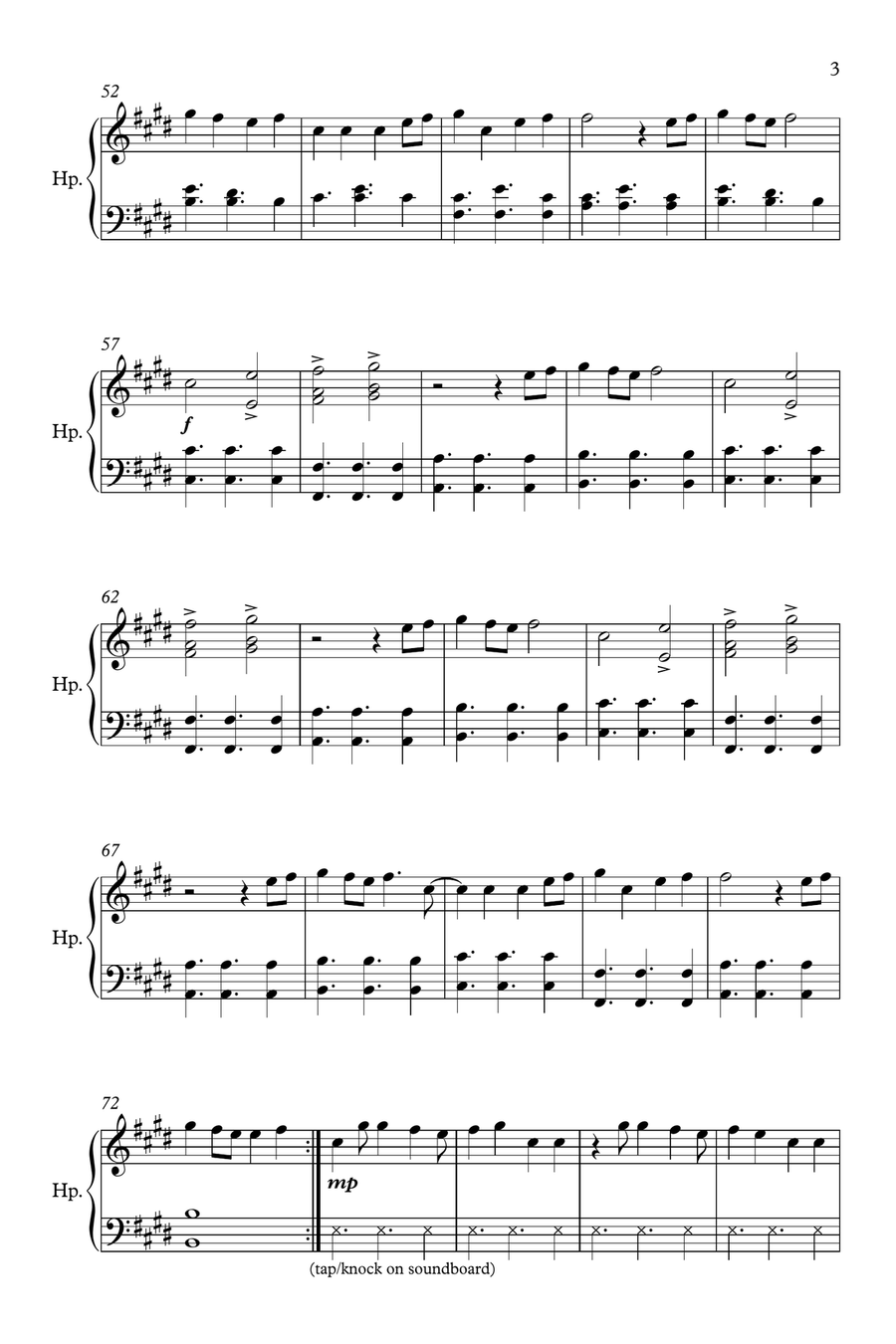 Shape Of You Harp scores gallery preview page 3