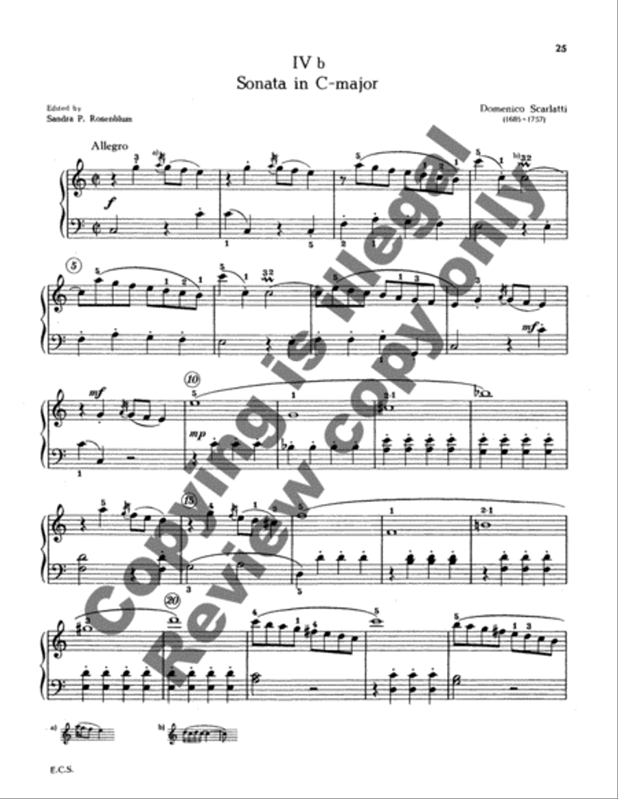 Five Pairs of Sonatas Five Pairs of Sonatas Harpsichord scores gallery preview page 12
