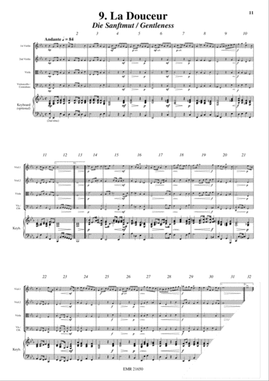 12 Heroic Marches String Quartet scores gallery preview page 11