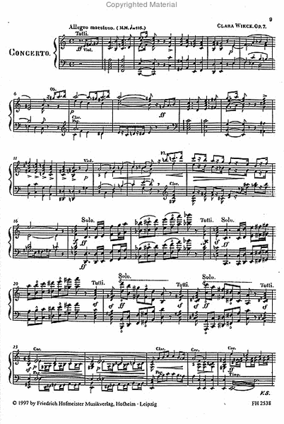 Premier Concert pour le Piano-Forte, op. 7. Fassung fur Klavier und Streichquartett / KlA (Reprint)