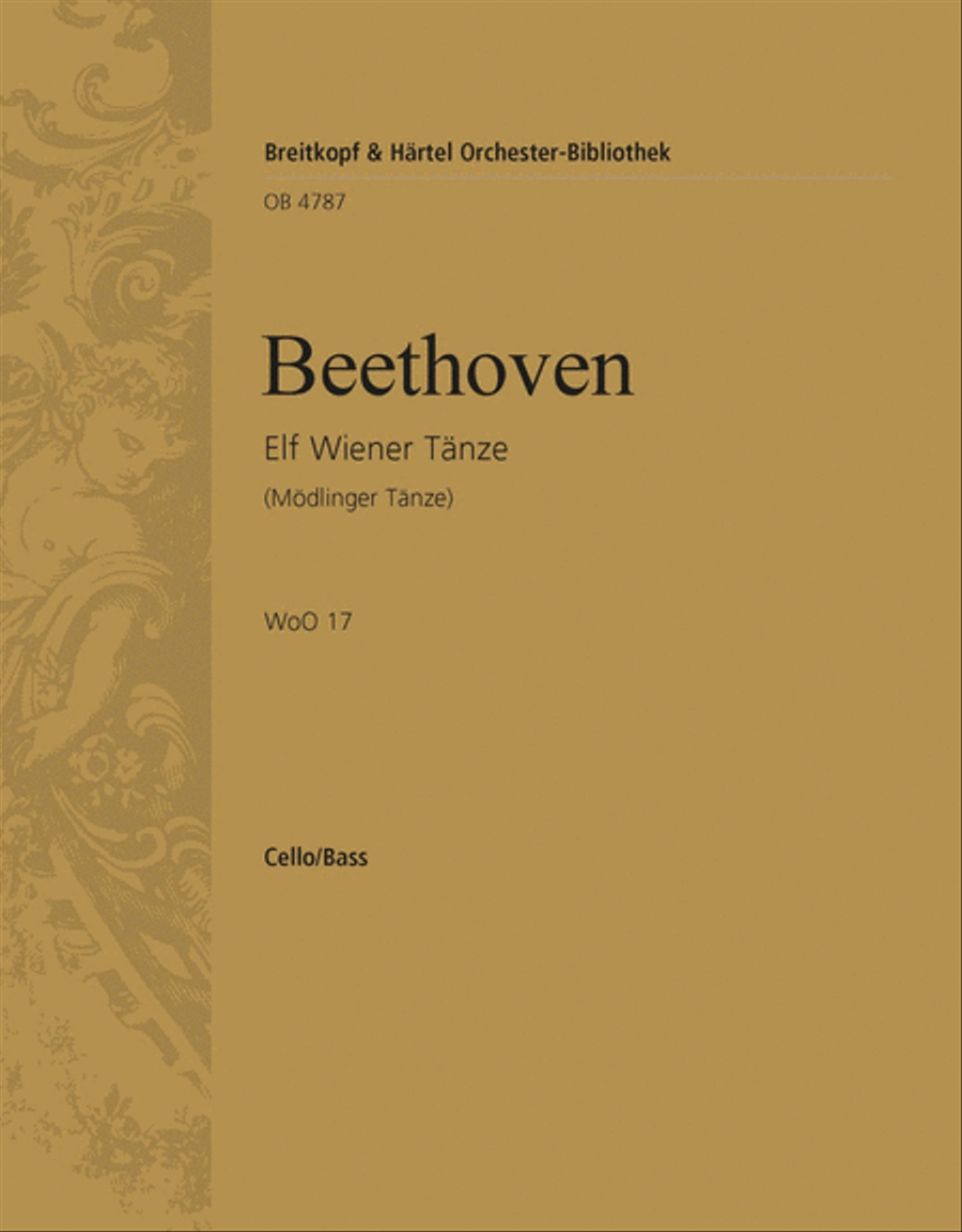 11 Viennese Dances WoO 17 Orchestra scores gallery preview page 1